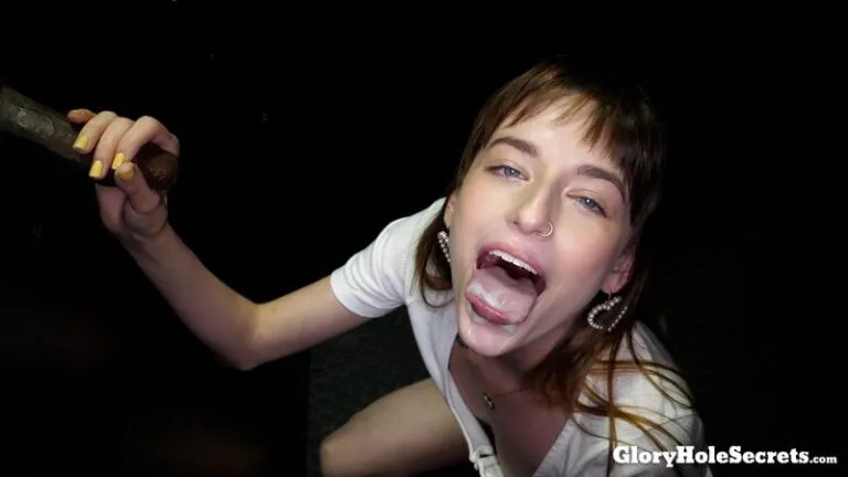 Lana’s First Gloryhole Video